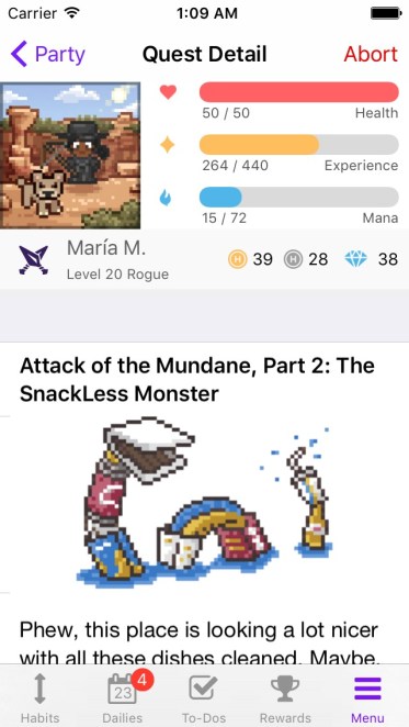 Sample Screen - Boss (iOS)