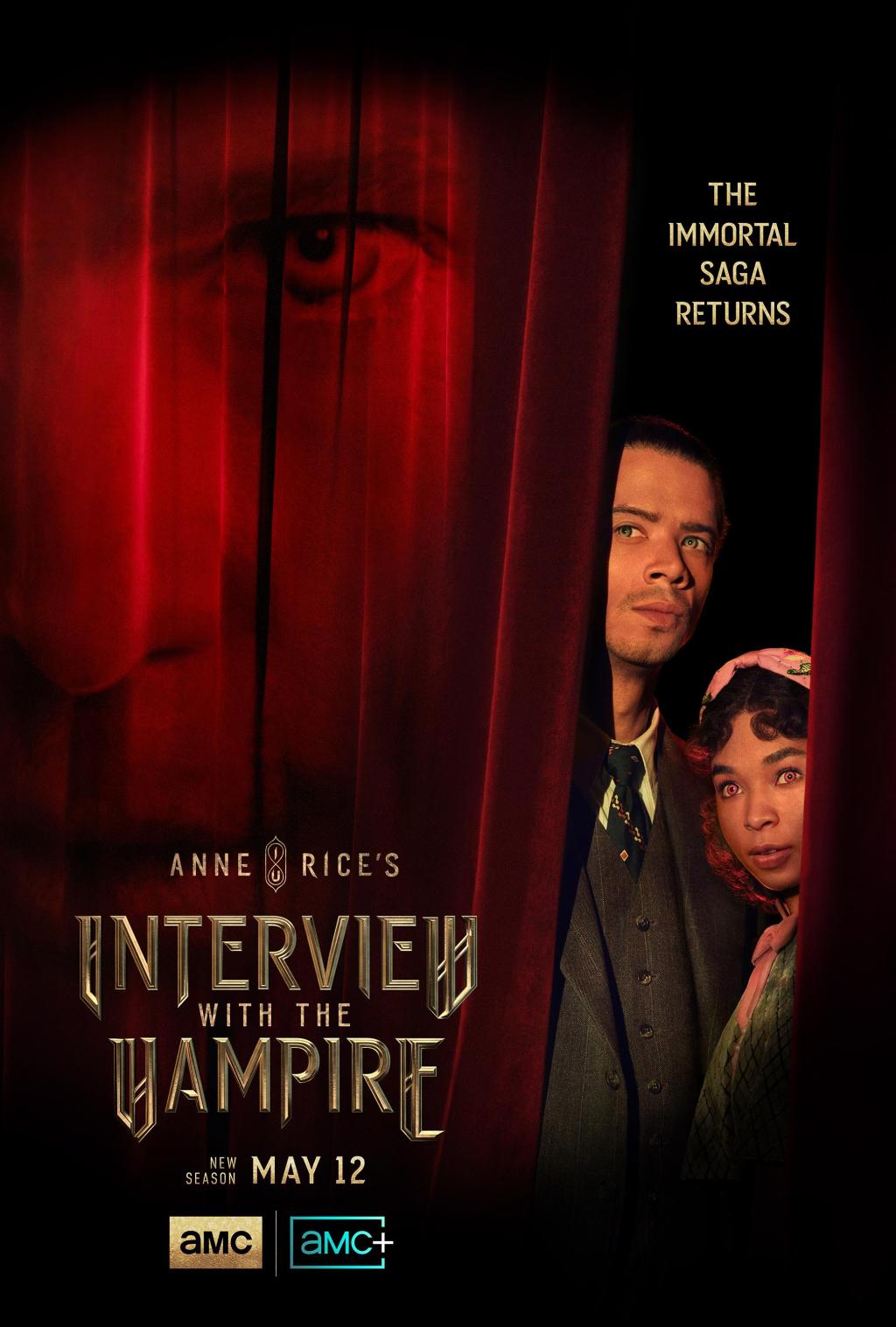 A promotional poster for Interview With The Vampire